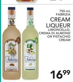 Pete's Fresh Market FABRIZIA CREAM LIQUEUR offer