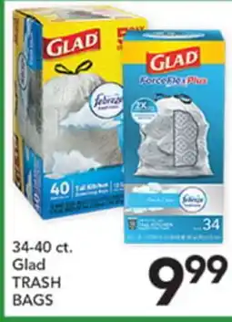 Pete's Fresh Market 34-40 ct. Glad TRASH BAGS offer