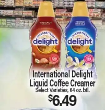 Angelo Caputo's Fresh Market International Delight Liquid Coffee Creamer offer