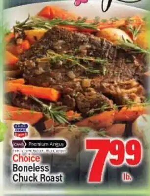 Angelo Caputo's Fresh Market Choice Boneless Chuck Roast offer