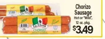 Angelo Caputo's Fresh Market Chorizo Sausage offer