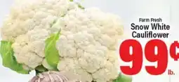 Angelo Caputo's Fresh Market Farm Fresh Snow White Cauliflower offer