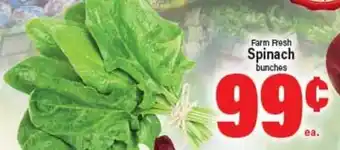 Angelo Caputo's Fresh Market Farm Fresh Spinach bunches offer