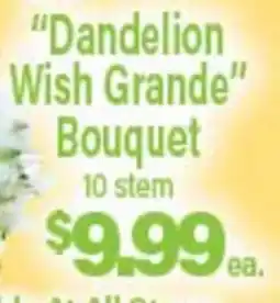 Angelo Caputo's Fresh Market Dandelion Wish Grande Bouquet offer
