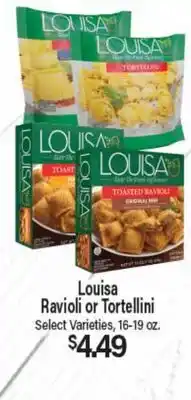 Angelo Caputo's Fresh Market Louisa Ravioli or Tortellini offer