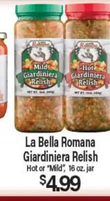 Angelo Caputo's Fresh Market La Bella Romana Giardinera Relish offer