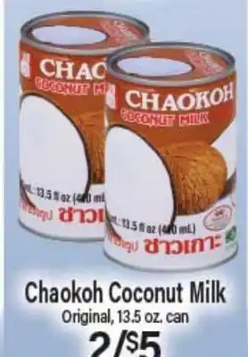 Angelo Caputo's Fresh Market Chaokoh Coconut Milk offer