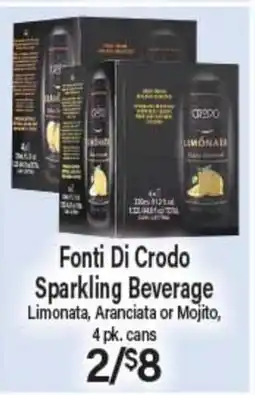Angelo Caputo's Fresh Market Fonti Di Crodo Sparkling Beverage offer