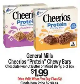 Angelo Caputo's Fresh Market General Mills Cheerios Protein Chewy Bars offer