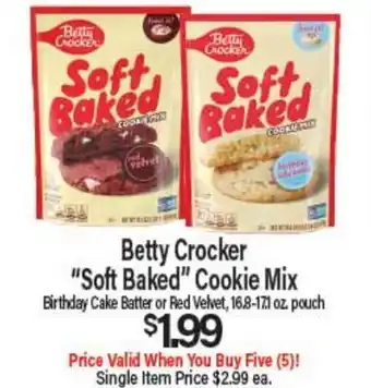 Angelo Caputo's Fresh Market Betty Crocker Soft Baked Cookie Mix offer
