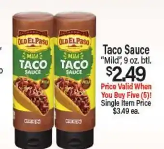 Angelo Caputo's Fresh Market Taco Sauce offer