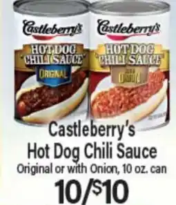 Angelo Caputo's Fresh Market Castleberry's Hot Dog Chili Sauce offer