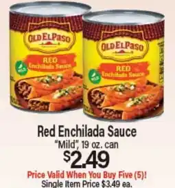 Angelo Caputo's Fresh Market Red Enchilada Sauce offer