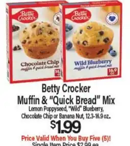 Angelo Caputo's Fresh Market Betty Crocker Muffin & Quick Bread Mix offer