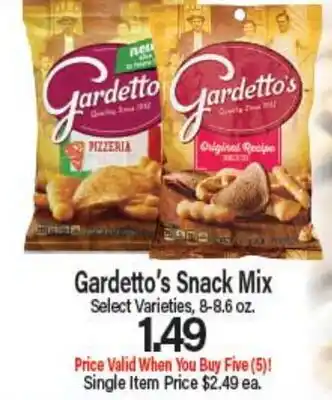 Angelo Caputo's Fresh Market Gardetto's Snack Mix offer
