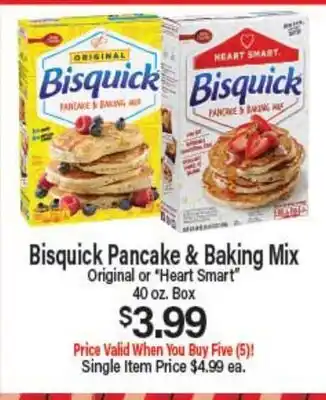 Angelo Caputo's Fresh Market Bisquick Pancake & Baking Mix offer
