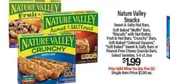 Angelo Caputo's Fresh Market Nature Valley Snacks offer