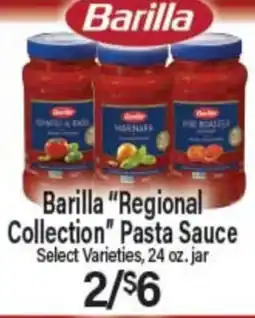 Angelo Caputo's Fresh Market Barilla Regional Collection Pasta Sauce offer