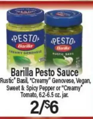 Angelo Caputo's Fresh Market Barilla Pesto Sauce offer