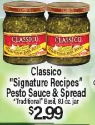 Angelo Caputo's Fresh Market Classico Signature Recipes Pesto Sauce & Spread offer