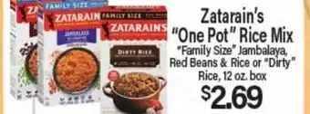 Angelo Caputo's Fresh Market Zatarain's One Pot Rice Mix offer