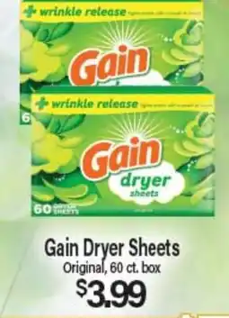 Angelo Caputo's Fresh Market Gain Dryer Sheets offer