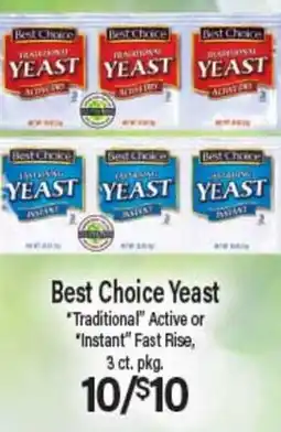 Angelo Caputo's Fresh Market Best Choice Yeast offer