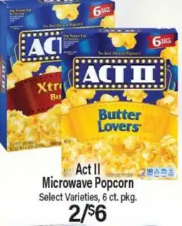 Angelo Caputo's Fresh Market Act II Microwave Popcorn offer