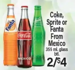 Angelo Caputo's Fresh Market Coke, Sprite or Fanta From Mexico offer