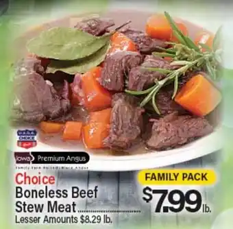 Angelo Caputo's Fresh Market Choice Boneless Beef Stew Meat offer
