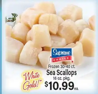 Angelo Caputo's Fresh Market Frozen 30-40 ct. Sea Scallops offer