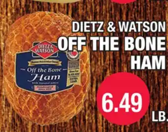 Carnicerias Jimenez DIETZ & WATSON OFF THE BONE HAM offer