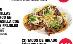 Carnicerias Jimenez (3) TACOS DE HIGADO ENCOILLADO offer