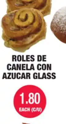 Carnicerias Jimenez ROLES DE CANELA CON AZUCAR GLASS offer