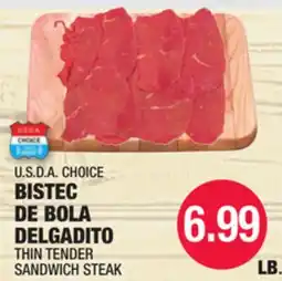 Carnicerias Jimenez USDA CHOICE BISTEC DE BOLA DELGADITO offer