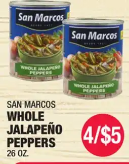 Carnicerias Jimenez SAN MARCOS WHOLE JALAPEÑO PEPPERS offer