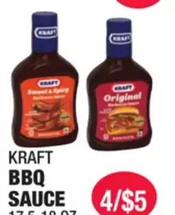 Carnicerias Jimenez KRAFT BBQ SAUCE offer