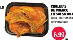 Carnicerias Jimenez CHULETAS DE PUERCO EN SALSA ROJA offer