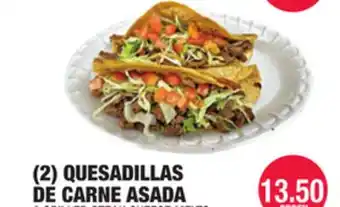 Carnicerias Jimenez (2) QUESADILLAS DE CARNE ASADA offer