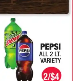 Carnicerias Jimenez PEPSI ALL 2 LT. VARIETY offer
