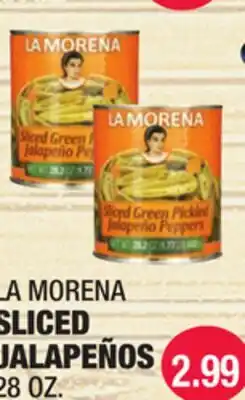 Carnicerias Jimenez LA MORENA SLICED JALAPEÑOS offer