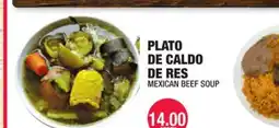 Carnicerias Jimenez PLATO DE CALDO DE RES offer