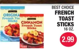 Carnicerias Jimenez BEST CHOICE FRENCH TOAST STICKS offer