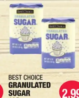 Carnicerias Jimenez BEST CHOICE GRANULATED SUGAR offer