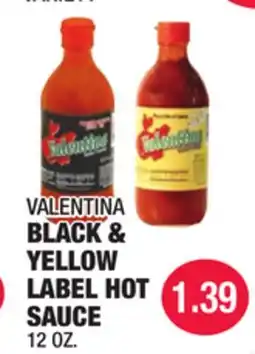 Carnicerias Jimenez VALENTINA BLACK & YELLOW LABEL HOT SAUCE offer
