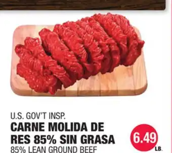 Carnicerias Jimenez CARNE MOLIDA DE RES 85% SIN GRASA offer