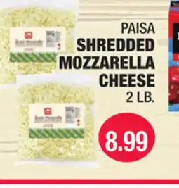 Carnicerias Jimenez PAISA SHREDDED MOZZARELLA CHEESE offer