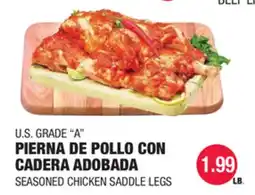 Carnicerias Jimenez U.S. GRADE A PIERNA DE POLLO CON CADERA ADOBADA offer