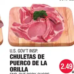 Carnicerias Jimenez CHULETAS DE PUERCO DE LA ORILLA offer