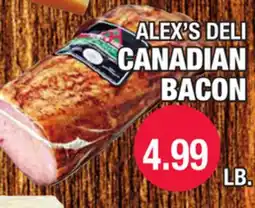 Carnicerias Jimenez ALEX'S DELI CANADIAN BACON offer